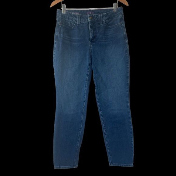 NYDJ Clarissa Ankle Jeans Dark Wash Sz 6 - Picture 3 of 9